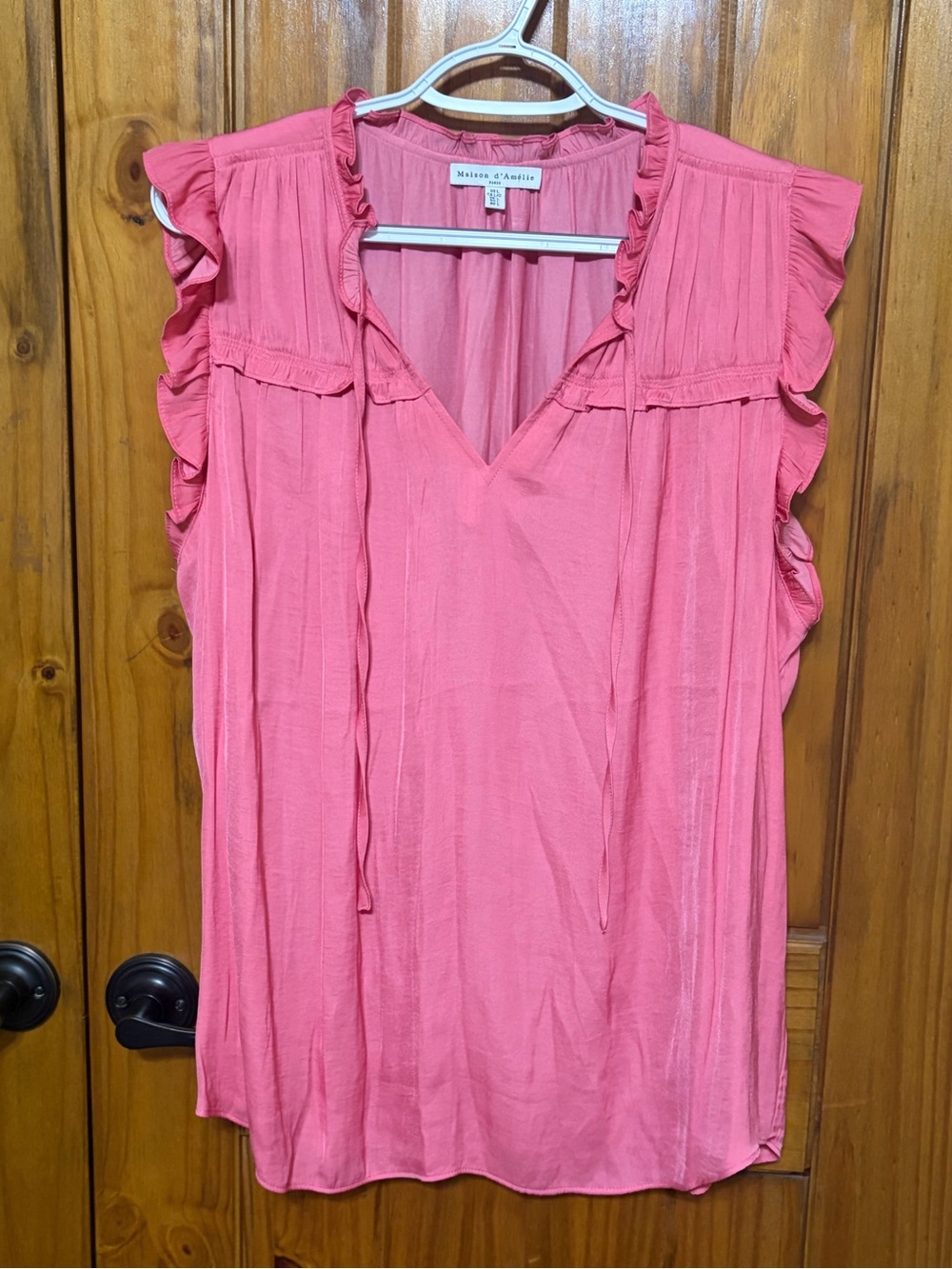 Ruffle sleeve top